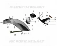 PARAFANGO / FANALE LUCE POSTERIORE