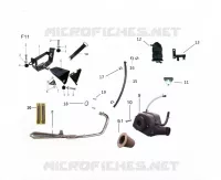 SCARICO / CASSA FILTRO ARIA / SUPPORTO BATTERIA