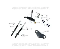 FORCELLA ANTERIORE / PIASTRA STERZO INFERIORE