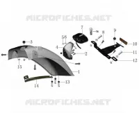 PARAFANGO / FANALE LUCE POSTERIORE