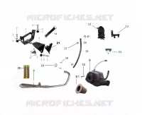SCARICO / CASSA FILTRO ARIA / SUPPORTO BATTERIA
