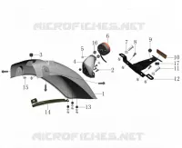 PARAFANGO / FANALE LUCE POSTERIORE