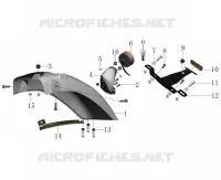 PARAFANGO / FANALE LUCE POSTERIORE
