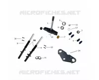 FORCELLA ANTERIORE / PIASTRA STERZO INFERIORE