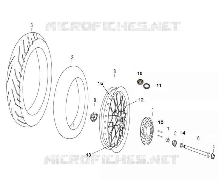 RUOTA / FRENO ANTERIORE