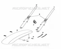 FORCELLA ANTERIORE / PIASTRA STERZO INFERIORE