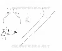SPECCHIETTI / CAVI / PEDALE FRENO POSTERIORE