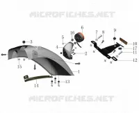 PARAFANGO / FANALE LUCE POSTERIORE