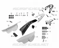 PARAFANGO POSTERIORE / COPERTURA LATERALE / FRECCIA LAMPEGGIATORE