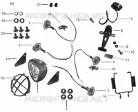 FANALE POSTERIORE / FARO / FRECCIA LAMPEGGIATORE