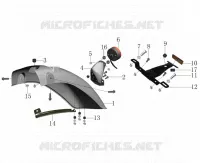 PARAFANGO / FANALE LUCE POSTERIORE