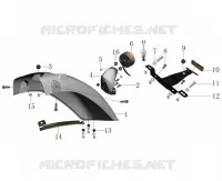 PARAFANGO / FANALE LUCE POSTERIORE