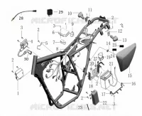 IMPIANTO ELETTRICO / FRECCIA LAMPEGGIATORE POSTERIORE
