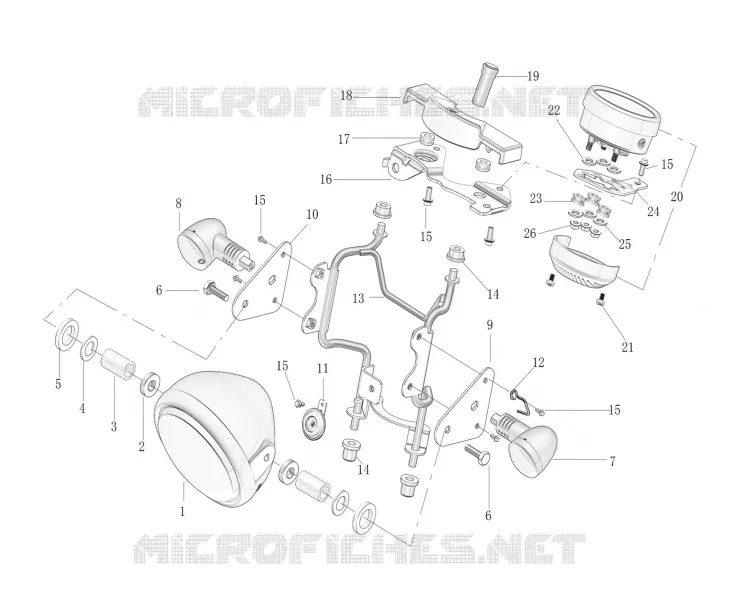 TACHIMETRO / FARO / FRECCIA LAMPEGGIATORE