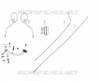 SPECCHIETTI / CAVI / PEDALE FRENO POSTERIORE