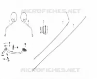 SPECCHIETTI / CAVI / PEDALE FRENO POSTERIORE