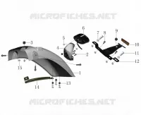 PARAFANGO / FANALE LUCE POSTERIORE