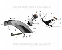 PARAFANGO / FANALE LUCE POSTERIORE