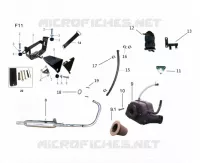 SCARICO / CASSA FILTRO ARIA / SUPPORTO BATTERIA