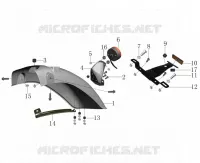PARAFANGO / FANALE LUCE POSTERIORE