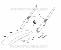 FORCELLA ANTERIORE / PIASTRA STERZO INFERIORE
